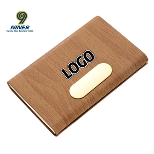 Gold Metal Thickened Business Card Holder for Men High-End Customizable Logo Gift Case