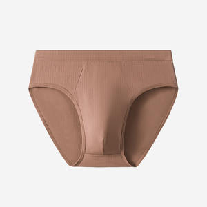 Calzoncillos Bóxer de Modal para Hombre, Estándar Universal, Transpirables, Antibacterianos, Tejido de Punto, Logotipo en la Cintura, Corte Medio, Color Sólido, BJ-415 # - Product Image 1