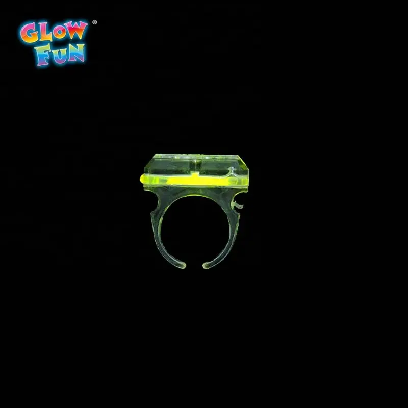 Super intermitente colorido Light Up Glow Rings Finger Toys para fiestas, favores de eventos, Raves, espectáculos de conciertos, regalos