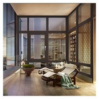 Fenêtre coulissante élégante et économique, résistante à la rouille, avec cadre durable, conception personnalisée, installation simple, livraison rapide