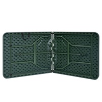 Table pliante rectangulaire moderne portable personnalisée pour événements extérieurs, mariages, fêtes, banquets, table en plastique