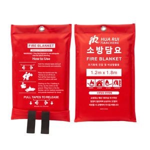 100% लौ रेटेडर सामग्री गर्मी-रसोई के लिए आपातकालीन आग कंबल - Product Image 1