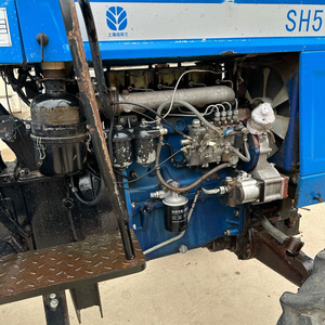 <span class=keywords><strong>Tracteur</strong></span> à roues <span class=keywords><strong>d</strong></span>'<span class=keywords><strong>occasion</strong></span> Shanghai New Holland 554, modèle à tête carrée <span class=keywords><strong>ancien</strong></span>, 4 roues motrices, 55 chevaux, moteur diesel 4 cylindres - Product Image 6