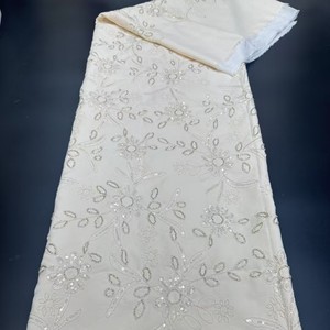 Vestido de Tela Bordada con Toalla + Tubo de Cuentas, Cinta Bordada - Product Image 4