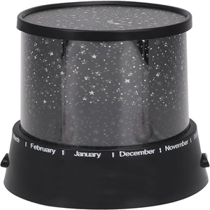 Projecteur d'étoiles LED Star Master Black Midcentury, Veilleuse Romantique, Cadeau, Projecteur Ciel Étoilé, Lampe Rotative, Mini Antenne Parabolique USB - Product Image 1