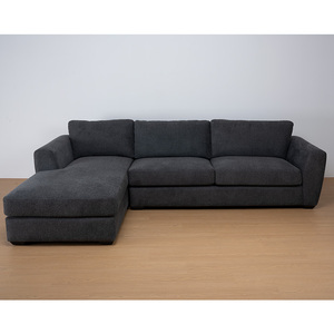 Canapé modulaire de luxe pour salon, neuf, vente directe d'usine, chaise longue d'angle, structure en bois, moderne, pour hôtel, appartement, villa - Product Image 1