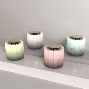 อุปกรณ์ทำเทียนเซรามิกหลากสีสัน 12 สี ดีไซน์ภายในบริษัท Relaxlines <span class=keywords><strong>เทียน</strong></span>ทรงกระบอก <span class=keywords><strong>เทียน</strong></span>หอมหรูหรา - Product Image 6