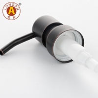 Pompe à savon en acier inoxydable 304, pompe à shampoing en métal, corps métallique élégant, utilisation hôtelière et de bureau