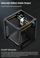 Imprimante 3D grand format Kobra S1 MAX avec 350 ° Module de chauffage et système de nivellement automatique pour usage domestique, bricolage et éducatif
