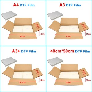 ฟิล์ม PET DTF สำหรับเครื่องพิมพ์ DTF ขนาด A3 Plus A4 A3+ 21 ซม. 42 ซม. แบบขายส่ง พร้อมชุดแผ่นฟิล์มสำหรับพิมพ์ลายกลิตเตอร์ด้วยความร้อน - Product Image 3