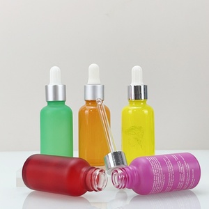 Hot Sale pink Glass Essential Oil Bottle with Silver Dropper Cap 10ml 15ml 20ml 30ml 50ml 100ml Cosmetic Essential Oil Bottle - Product Image 4