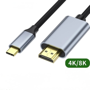 Adaptateur <span class=keywords><strong>USB</strong></span> <span class=keywords><strong>C</strong></span> 4K 30Hz Compatible Type <span class=keywords><strong>C</strong></span> <span class=keywords><strong>vers</strong></span> <span class=keywords><strong>c</strong></span>âble HD-MI <span class=keywords><strong>Displayport</strong></span> pour ordinateur MacBook Huawei Mate - Product Image 1