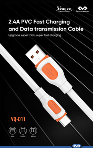 Câble <span class=keywords><strong>de</strong></span> charge rapide pour téléphone portable Veaqee, USB Type C 60W PD, câble <span class=keywords><strong>de</strong></span> charge pour téléphone portable C vers C 60W pour téléphones portables <span class=keywords><strong>Xiaomi</strong></span> - Product Image 6