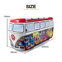 Boîte en fer Jinyuanbao en forme de voiture ancienne pour biscuits, bonbons, snacks, jouet pour enfants, emballage cadeau, conteneur de rangement alimentaire