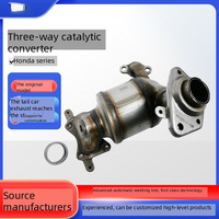 Collecteur d'échappement avec catalyseur pour Honda Accord 2.3L 1998-2002 F23A OE 18160-PAA-A00 18160-PAA-A01, ajustement direct, sans voyant d'avertissement (CEL)