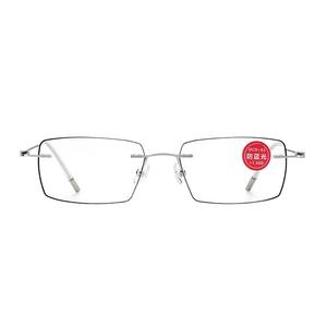 Gafas de Lectura sin Montura para Hombre Zh5701, Montura Metálica, Lentes de Resina, Protección Anti Luz Azul, Origen Danyang - Product Image 1