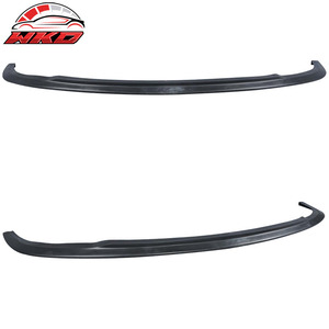 เหมาะสำหรับ Honda Civic Coupe ปี 2004-2005 รุ่น A สไตล์ลิ้นกันชนหน้า สีดำดิบ - Product Image 2