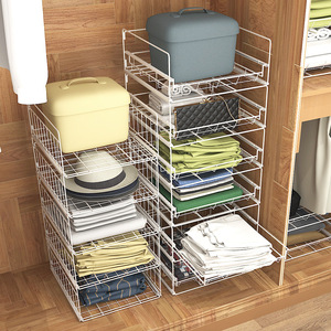 Estante extraíble apilable para armarios y roperos, organizador de ropa con múltiples compartimentos para dormitorios - Product Image 5