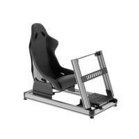 LRS08-BS01 Simulador de Carreras de Aluminio para Juegos, Cabina de Conducción para PC, PS4, PS5, Xbox, G25, G27, G29, G920, Asiento de Carreras GTR