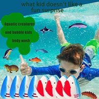 Bombes de bain requin personnalisées bain moussant effervescents pour enfants végétalien biologique avec animaux marins jouets à l'intérieur hydratant naturel