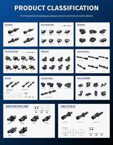 Mira Prismática 4X32 con Mira de Punto Rojo y Láser Verde, Mira Óptica Táctica para Caza al Aire Libre - Product Image 3