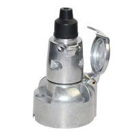 Fiche en alliage d'aluminium durable à 7 broches pour remorquage de remorques de camions Connecteur électrique 12V Prise EU Fiches étanches Adaptateur de prise de protection