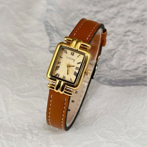 Gogoey 001 <span class=keywords><strong>Montre</strong></span> <span class=keywords><strong>Femme</strong></span> Carrée Tendance Simple Rétro Romaine Dorée Ultra-Fine <span class=keywords><strong>et</strong></span> Exquise - Product Image 2