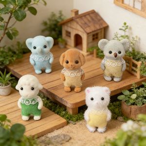 Muñeco de Peluche de Poliéster Flocado de Caniche Adorable, Famoso en Internet, Imprescindible para Padres, con Extremidades Articuladas, Perfecto para Niños - Product Image 4