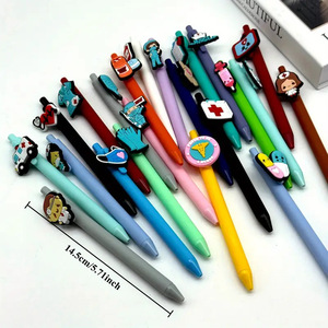 Bolígrafo de Gel Suave con Diseño de Dibujos Animados Médicos Creativos, Tipo Presión, para Enfermeras, Estudiantes y Oficina, Punta de 1.0 mm, Superventas - Product Image 4