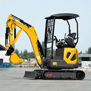 Mini-excavatrice 1,8 tonne avec moteur homologué CE EPA, chenilles, cabine, auvent et filet pour travaux agricoles et de construction - Product Image 4