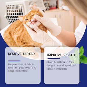 Polvo de Limpieza Dental para Mascotas, Gatos y Perros, 40g, Refrescante Natural del <span class=keywords><strong>Aliento</strong></span>, Eliminador de Placa y Sarro para el Cuidado Bucal de las Mascotas - Product Image 3