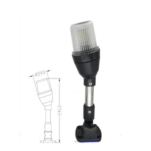 Tianximontage — projecteur de lumière pour bateau, éclairage LED pliable tout rond avec ancre stéréo, prix d'usine - Product Image 1