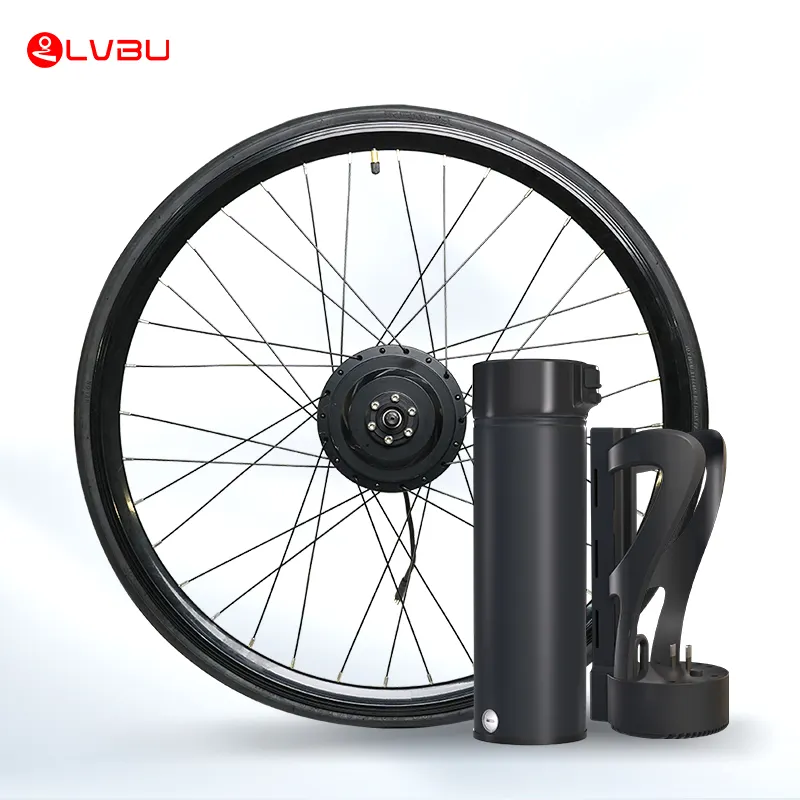 Lvbu Universal 36V 250W 350W Removable Front/Rear Ebike Brushless Hub Motor Electric Bike Conversion Kit 700C With Battery