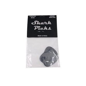 Púa de Guitarra de Plástico Negra de Diseño Personalizado OEM, Regalo Promocional y Empresarial para Guitarristas, Accesorio Ecológico y Portátil - Product Image 2
