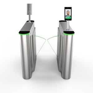 Sistema di controllo di accesso biometrico riconoscimento del viso altezza vita traffico pedonale Flap barriera per <span class=keywords><strong>Metro</strong></span> ferroviario - Product Image 1