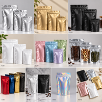 Sachet Doypack Personnalisé ECO en Aluminium avec Fermeture Zip, Anti-Odeur, pour Emballage de Thé en Feuilles, Impression Personnalisée
