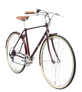 Ansbern moda 700C Hi- Ten çelik çerçeve yol bisikleti şehir bisiklet