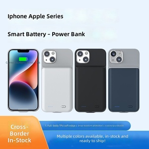 Coque de téléphone ultra-fine anti-chute exclusive pour le commerce électronique transfrontalier, <span class=keywords><strong>batterie</strong></span> externe au lithium polymère pour iPhones - Product Image 2