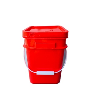 Không thấm nước Thùng nước lưu trữ xô tùy biến nhiệm vụ nặng nề với nắp xử lý nhựa sơn xô - Product Image 4