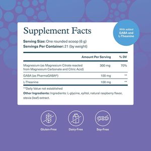 Thư giãn bột magiê bổ sung L-theanine giảm áp cho người lớn - Product Image 4