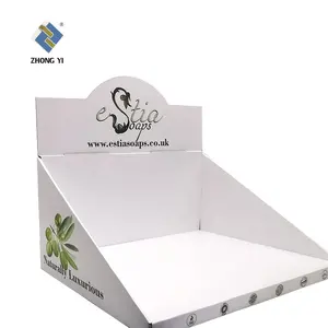 Recyclable Material Corrugated Apparel Front Cut Out Cardboard Retail Pdq Candy Store Paper Display Box With Low Price