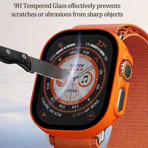 Custodia Protettiva Trasparente all'Ingrosso per <span class=keywords><strong>Apple</strong></span> <span class=keywords><strong>Watch</strong></span> <span class=keywords><strong>Ultra</strong></span> 2 con Protezione Schermo in Vetro Temperato per Smartwatch IWatch <span class=keywords><strong>Ultra</strong></span> 3 - Product Image 4
