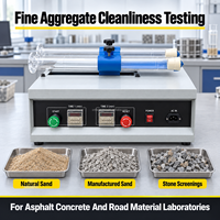Machine automatique de test d'équivalent de sable avec minuterie numérique et agitateur pour la propreté des agrégats fins, instrument de laboratoire pour l'asphalte