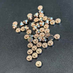 Contacts bimétalliques Cuivre-Tungstène (CuW) pour avertisseurs sonores de voiture, rivets de contact électrique personnalisés, points de contact électriques en tungstène - Product Image 2