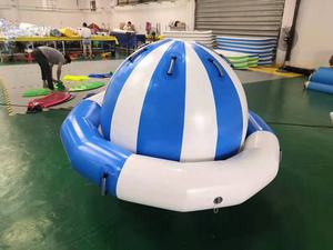 Parc aquatique extérieur Soucoupe à <span class=keywords><strong>bascule</strong></span> Ballon <span class=keywords><strong>Jeux</strong></span> d'eau pour enfants et adultes Soucoupe volante gonflable à eau Saturne - Product Image 4