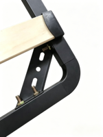 Cadre de lit de rangement minimaliste en bois massif, plateforme à vérin hydraulique pour lits simples, doubles, king size et twin, pour chambre tatami et hôtel