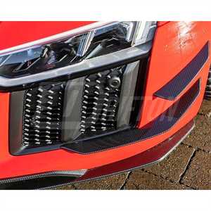 Canards delanteros de fibra de carbono seco de estilo de rendimiento para Audi R8 Gen2 2016-2019 - Product Image 3