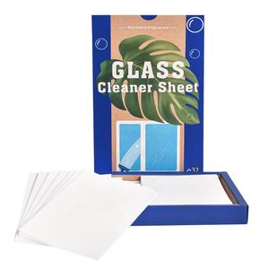 تصنيع المعدات الأصلية وصديقٌ للبيئة صفائح منظف الزجاج تركيبة نباتية ورقة تنظيف النوافذ لطخات وبصمات الأصابع منظف للمرآة المنزلية - Product Image 1