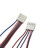 Connecteur 5 broches 2510 à pas de 2,5 mm, faisceau de câbles personnalisé UL1007 11/0.16 TS 80, directement de l'usine ° C 300V OEM ODM pour l'électronique LED