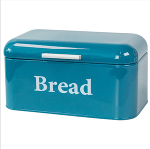 Extra Large Modern Galvanized Metal Bread Box Container